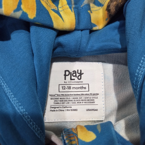 Little Sleepies Play Sunflower Fields Jacket 12 -18 Months - Picture 2 of 2